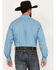 Image #4 - Cinch Men's Geo Print Long Sleeve Button-Down Western Shirt, Blue, hi-res