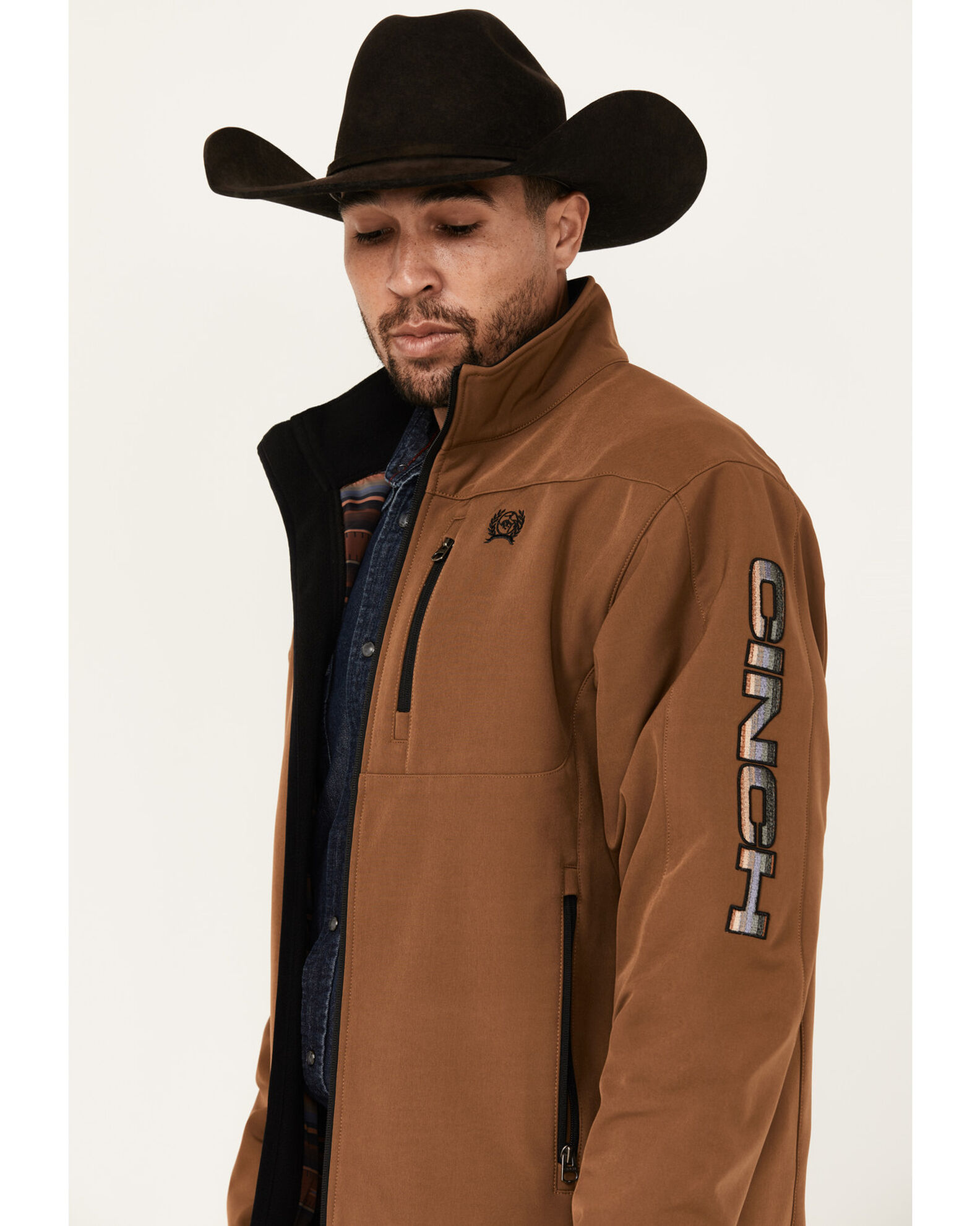 Cinch Men's Serape Logo Bonded Softshell Jacket - Country Outfitter