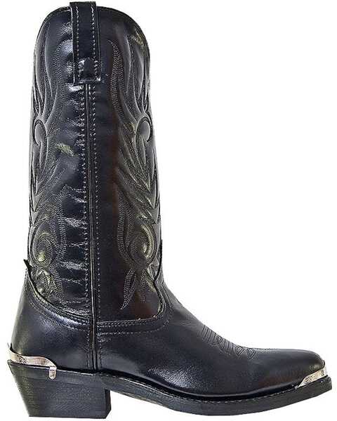 Laredo Men's McComb Western Boots - Medium Toe, Black, hi-res