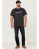Image #2 - Brothers and Sons Men's Badlands Ram Graphic T-Shirt , Charcoal, hi-res
