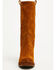Image #4 - Cleo + Wolf Women's Scout Suede Fashion Boots - Round Toe, Cognac, hi-res