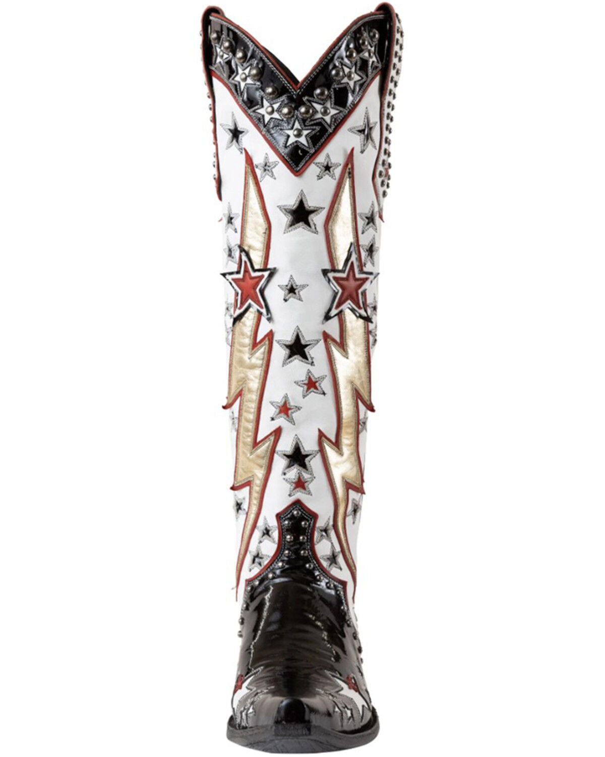 Image #4 - Double D Ranch Women's Zamm Tall Western Boots - Snip Toe, Black, hi-res