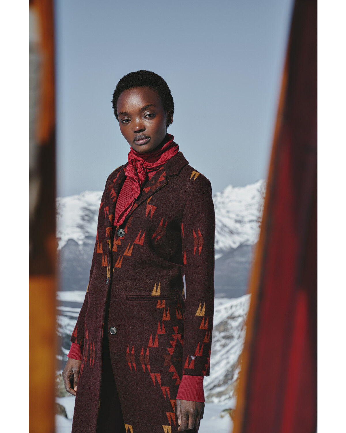 Image #1 - Pendleton Women's Mixed Print Western Jacksonville Jacquard Coat, , hi-res