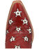 Image #6 - Black Star Women's Marfa Star Inlay Studded Western Boots - Snip Toe, Red/white/blue, hi-res