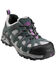 Nautilus Women's Suede Leather Athletic Work Shoes - Composite Toe, Grey, hi-res