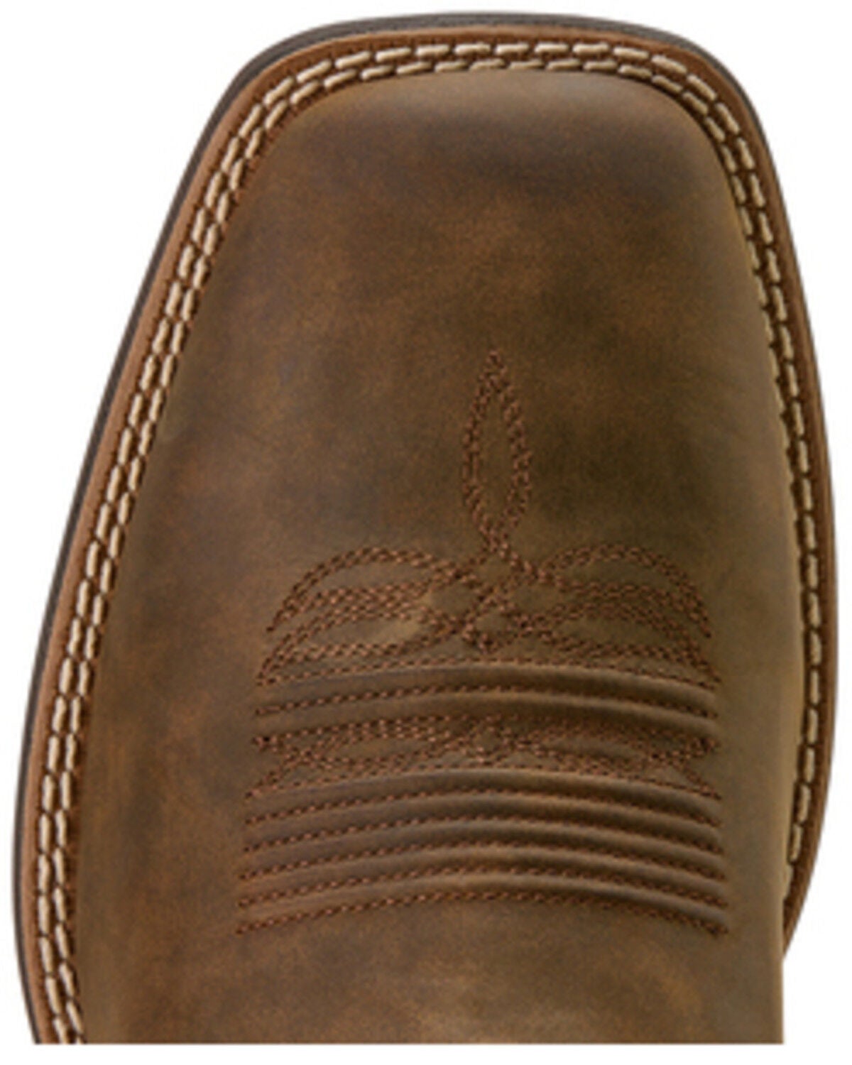 Image #4 - Ariat Men's Brush Creek Performance Western Boots - Broad Square Toe, Tan, hi-res
