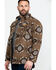 Image #3 - Powder River Outfitters Men's Southwestern Jacquard Shirt Jacket, Brown, hi-res