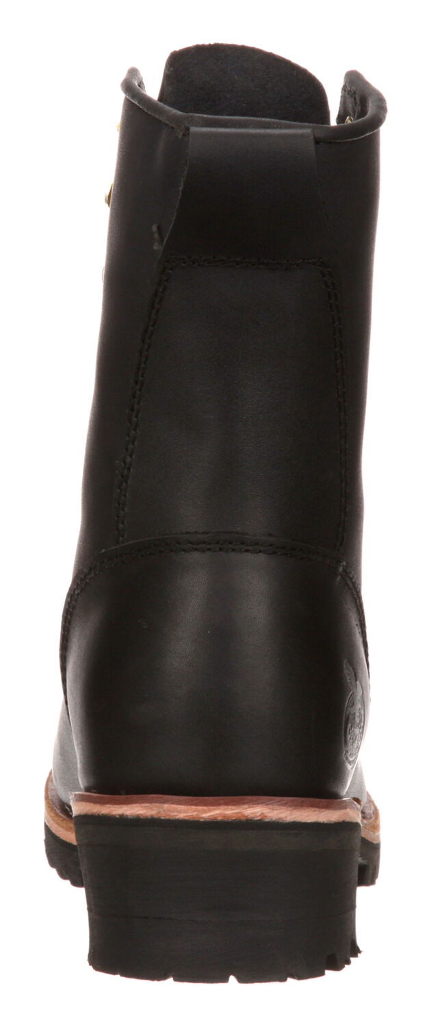 Image #7 - Georgia Boot Men's Logger Work Boots - Soft Toe, Black, hi-res