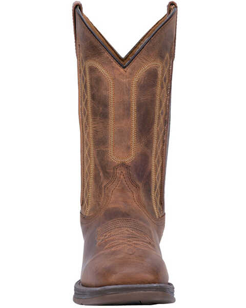 Image #4 -  Laredo Men's Bennett Western Boots - Square Toe, Tan, hi-res