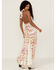 Image #4 - Shyanne Women's Abstract Southwestern Halter Top Maxi Dress , Fuchsia, hi-res