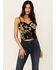 Image #1 - Idyllwind Women's Jessamine Embroidered Beaded Crop Top, Black, hi-res