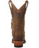 Image #5 - Lane Women's Plain Jane Midi Western Boots - Round Toe, Caramel, hi-res