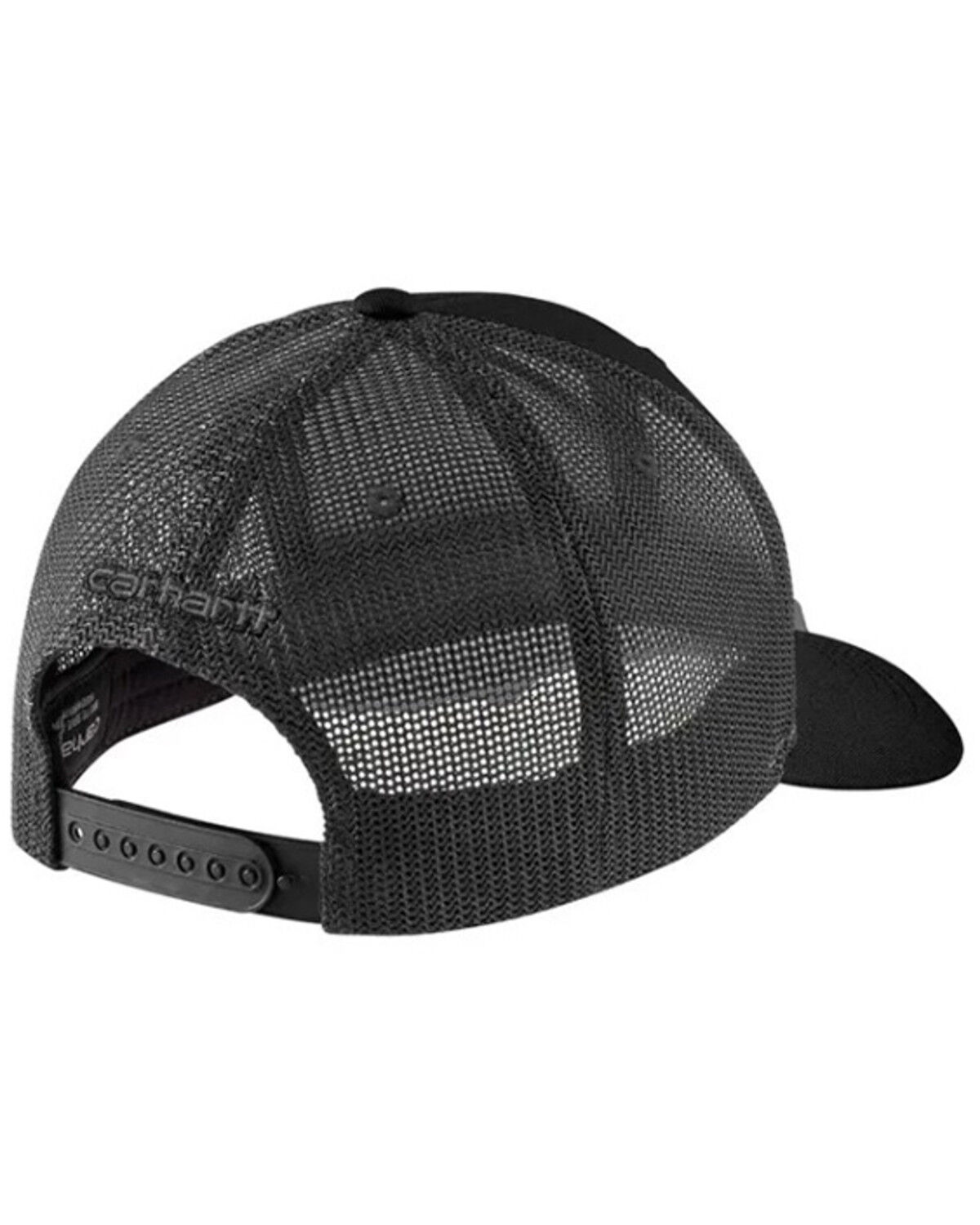 Image #2 - Carhartt Men's Rugged Flex® Logo Ball Cap, Black, hi-res