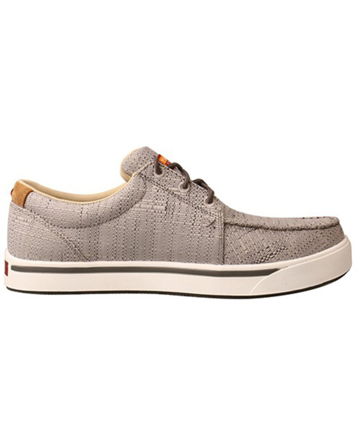 Image #2 - Twisted X Men's Kicks Work Shoes - Nano Composite Toe, Light Grey, hi-res