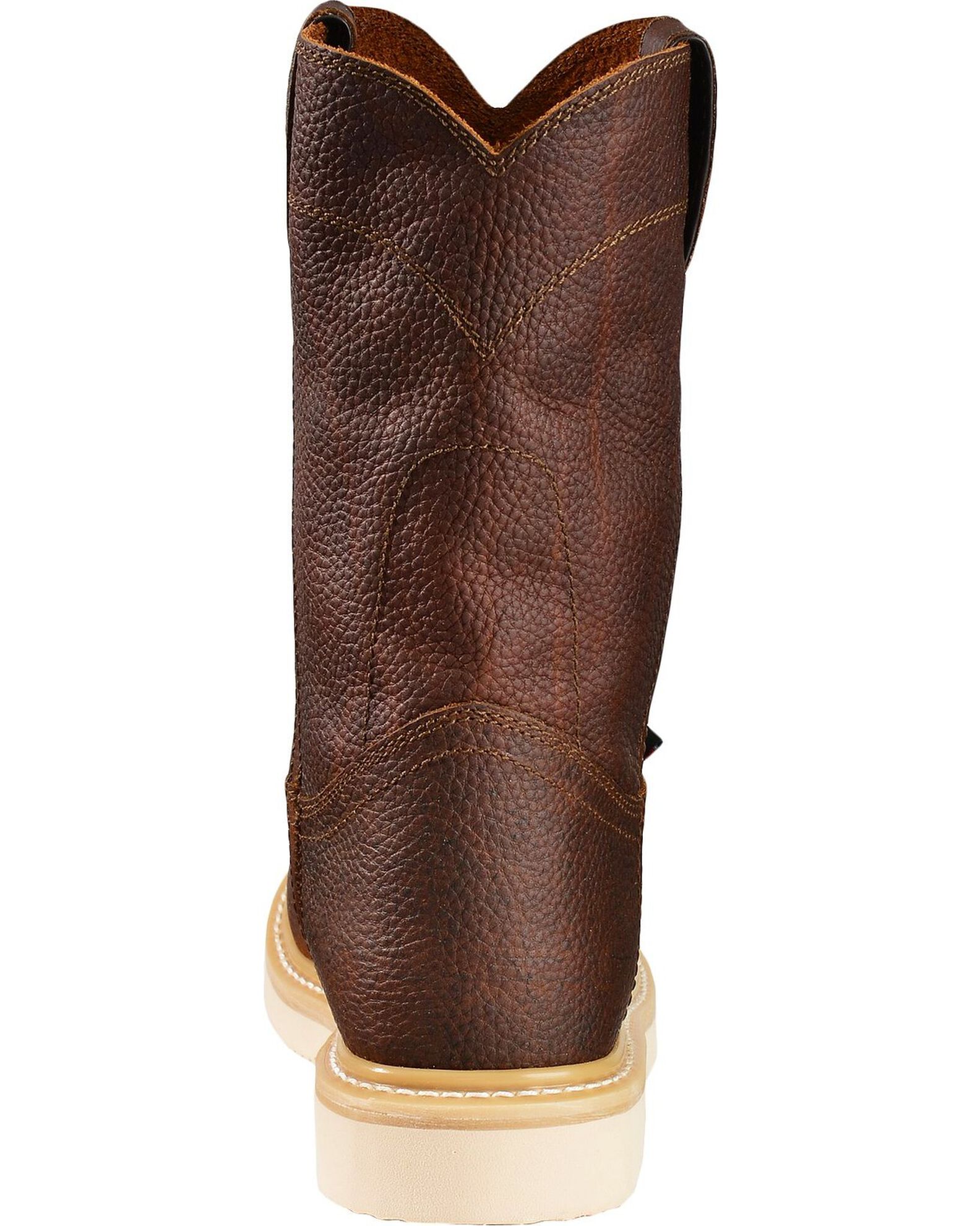 Justin men's premium wedge work boots store