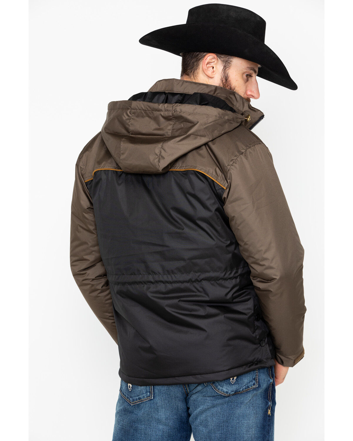 Image #2 - Outback Trading Co. Men's Jericho Quilted Jacket, Grey, hi-res