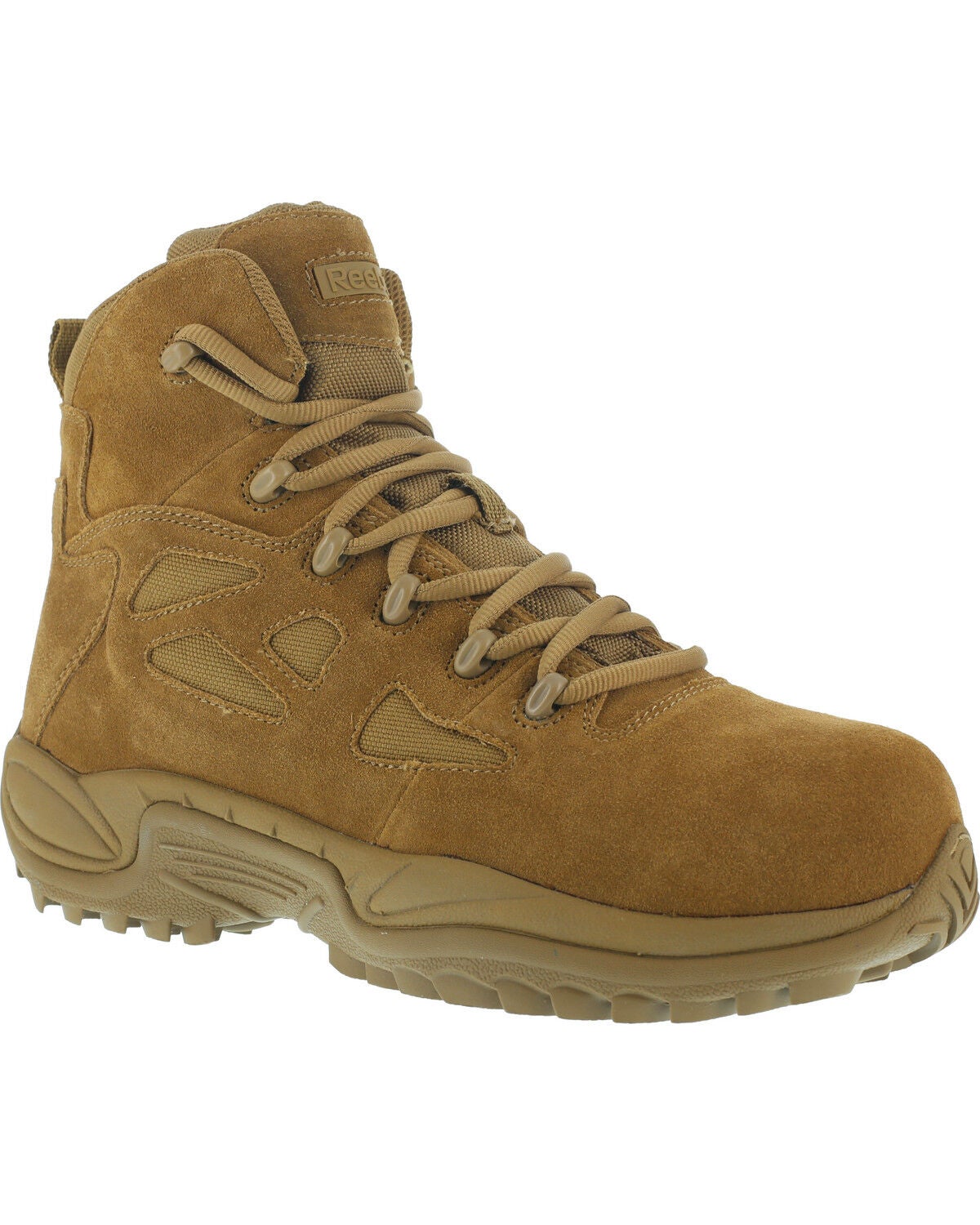Reebok Men's Stealth 6" Tactical Boots - Composite Toe, Honey, hi-res