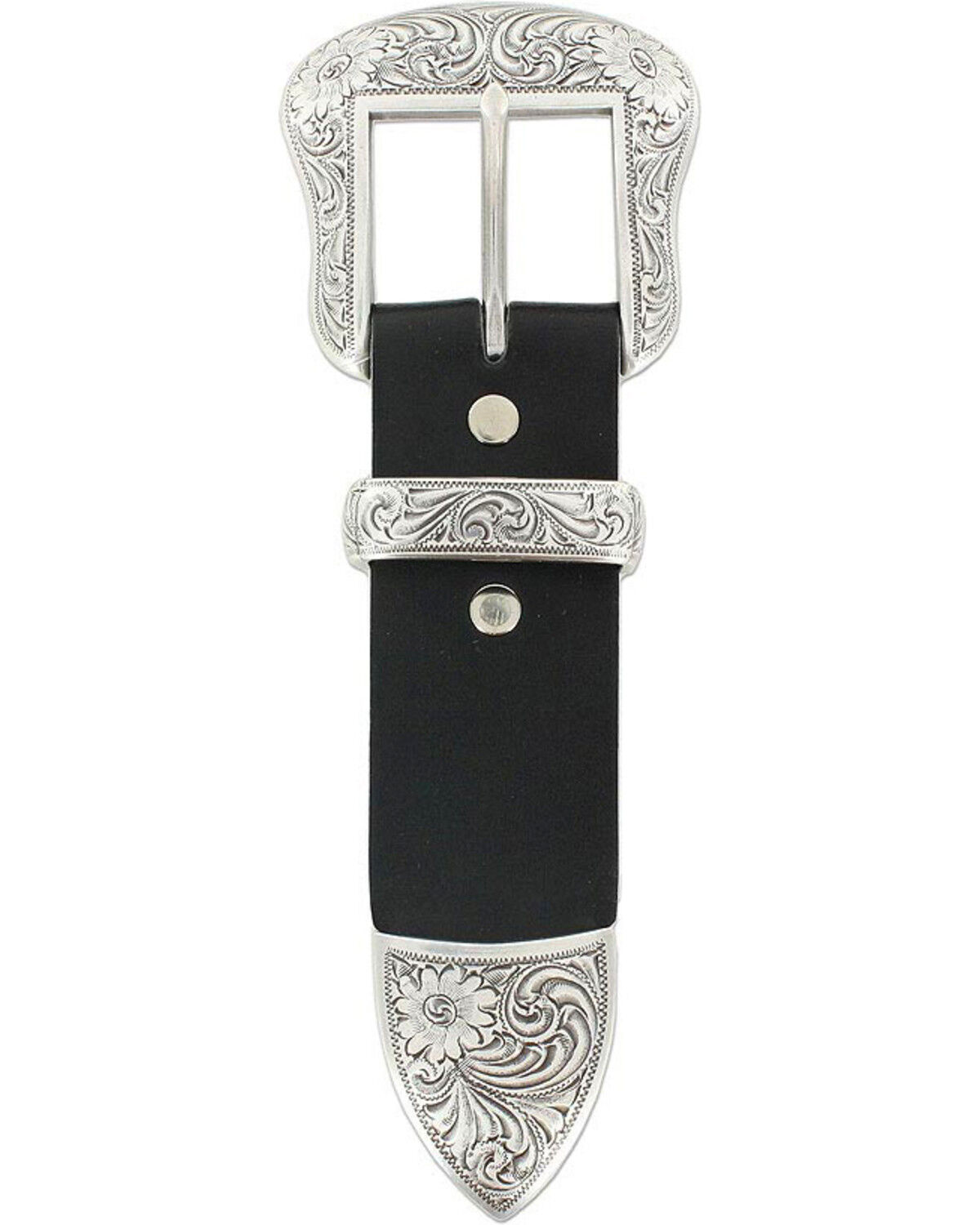 Image #1 - Cody James Men's Three-Piece Buckle Set, Silver, hi-res