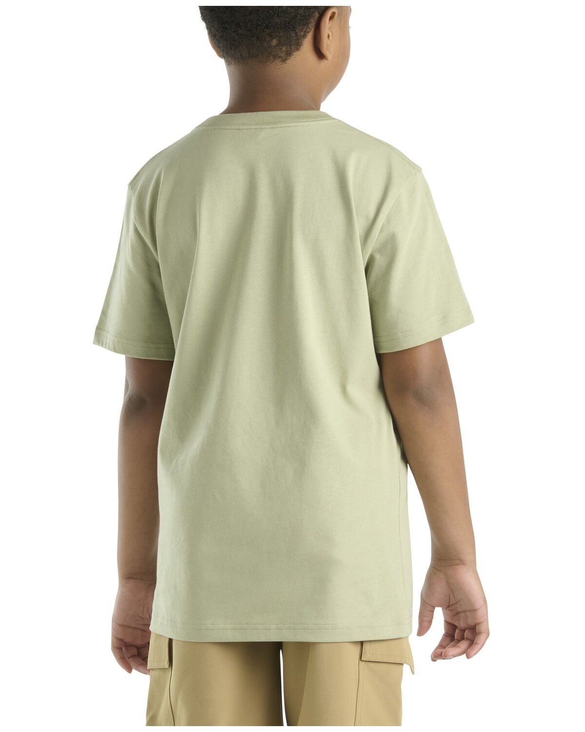 Image #2 - Carhartt Little Boys' Solid Short Sleeve Pocket T-Shirt, Green, hi-res