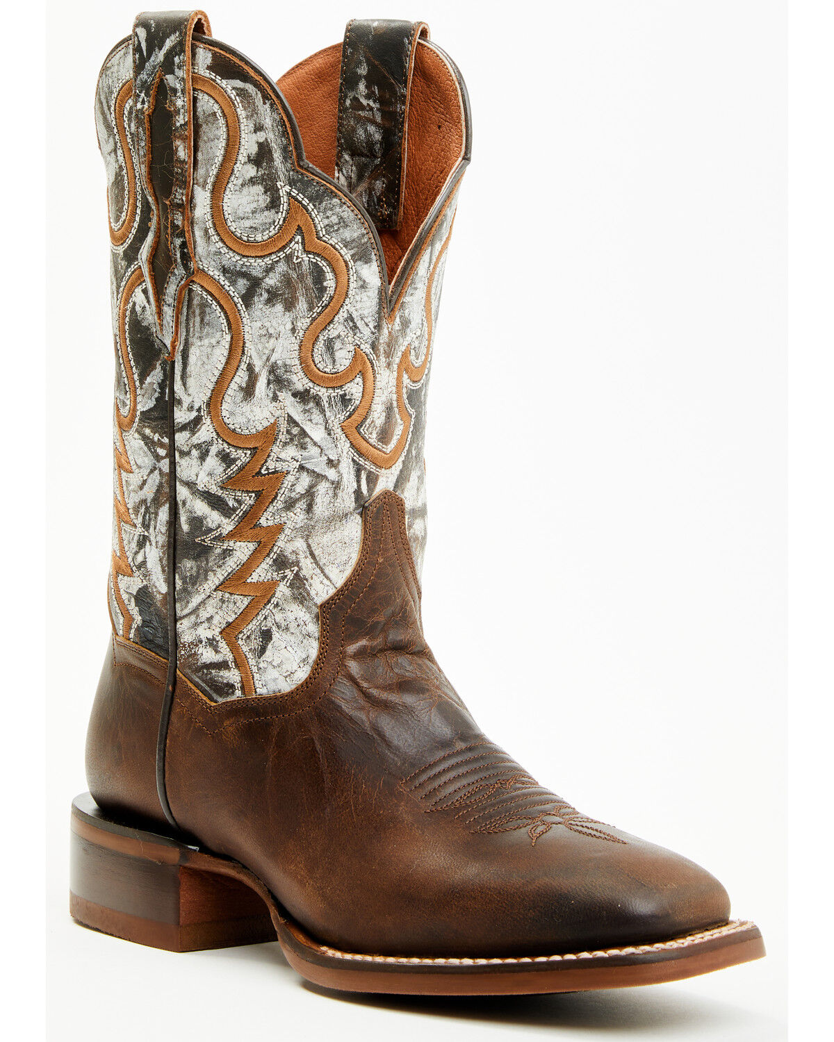 Image #1 - Dan Post Women's Tess Western Boots - Square Toe, Brown, hi-res