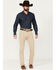 Image #1 - Blue Ranchwear Men's American West Wash Bronson Slim Straight Denim Jeans, , hi-res