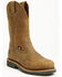 Image #1 - Cody James Men's Pull-On Work Boots - Soft Toe, Brown, hi-res