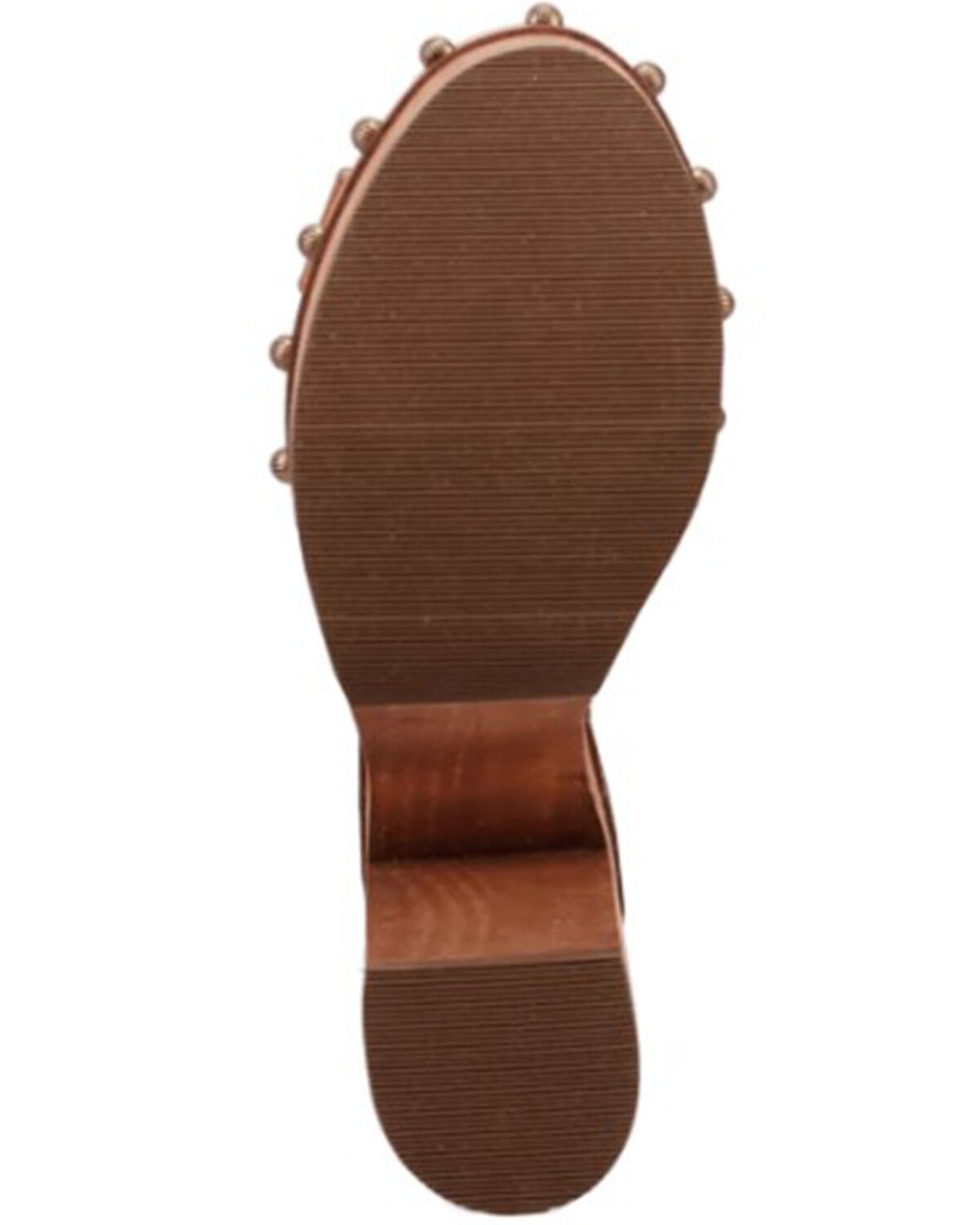Image #7 - DIngo Women's Lotus Wooden Sandals, Tan, hi-res