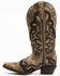 Image #3 - Laredo Women's Skyla Floral Studded Western Performance Boots - Snip Toe , Dark Brown, hi-res