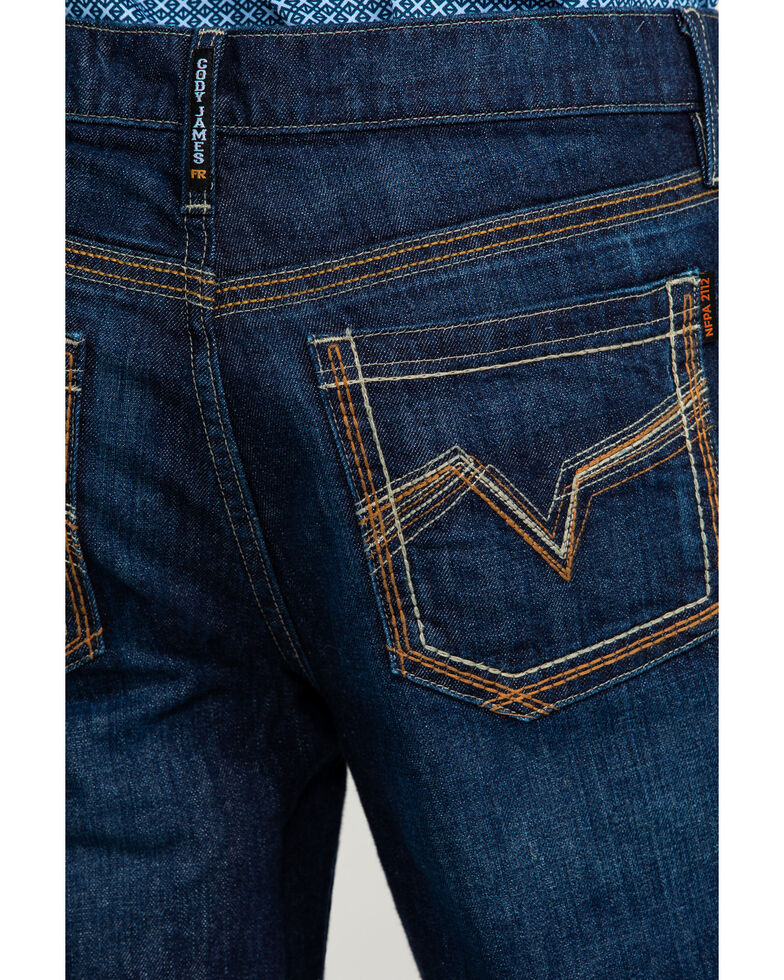 Cody James Men's FR Millikin Dark Slim Bootcut Work Jeans - Country ...