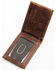 Image #2 - Cody James Men's Tooled Bifold Leather Wallet, Brown, hi-res