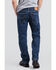 Image #1 - Levis Men's 505 Dark Stonewash Straight Fit Jeans, Indigo, hi-res