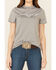 Image #2 - Kimes Ranch Women's Outlier Tech Short Sleeve Tee, Grey, hi-res