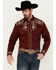 Image #1 - Rodeo Clothing Men's Embroidered Yoke Long Sleeve Pearl Snap Western Shirt, , hi-res