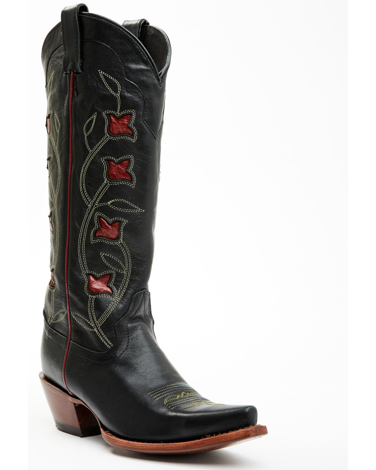 Image #1 - Idyllwind Women's El Camino Western Boots - Snip Toe, Black, hi-res