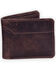 Image #1 - Ranch Junkie Men's Denali Leather Bifold Wallet, Dark Brown, hi-res