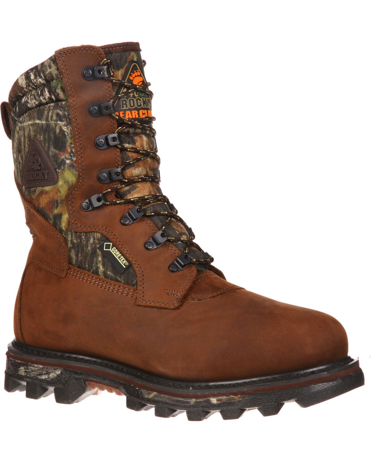 Rocky Men's 10" Arctic BearClaw Gore-Tex Waterproof Insulated Outdoor Boots, Brown, hi-res