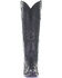 Image #5 - Corral Women's Vintage Eagle Overlay Western Boots - Snip Toe, Black, hi-res