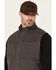 Image #2 - Lucky Brand Workwear Men's Slub Canvas Insulated Vest, Grey, hi-res