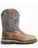 Image #2 - Cody James Men's Disruptor Tyche Eccentric Soft Pull On Work Boots - Soft Toe, Grey, hi-res
