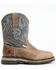 Image #2 - Cody James Men's Disruptor Tyche Eccentric Soft Pull On Work Boots - Round Toe , Grey, hi-res
