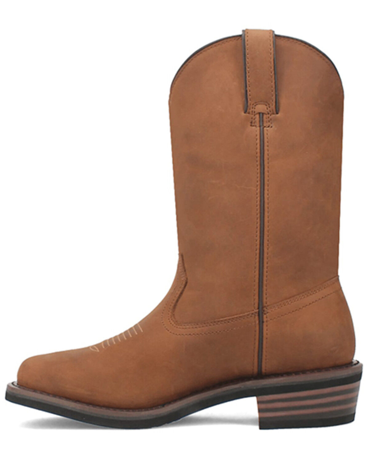 Image #3 - Dan Post Men's Las Cruces Waterproof Performance Boots - Broad Square Toe, Brown, hi-res