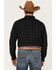 Image #4 - Blue Ranchwear Men's Twill Long Sleeve Snap Shirt, Black, hi-res