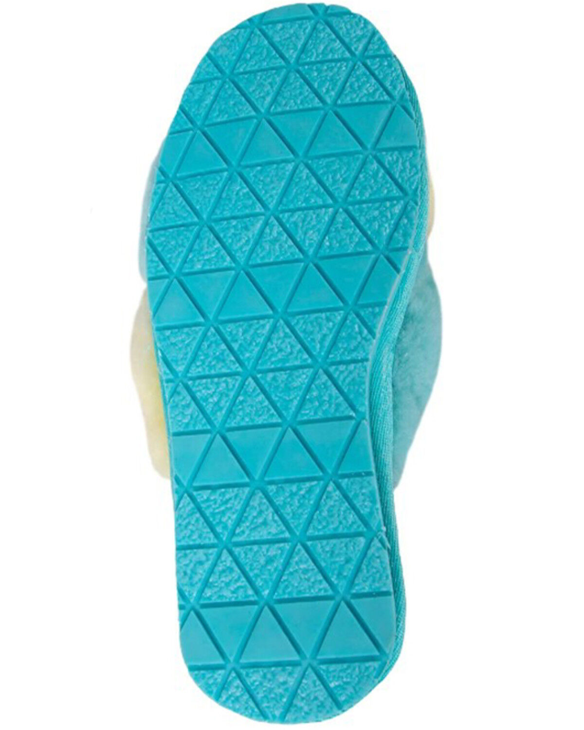 Image #6 - Cloud Nine Women's Duo-Tone Emma Sheepskin Slippers, Blue, hi-res