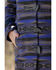 Cruel Girl Girls' Southwestern Patterned Tweed Coat , Blue, hi-res