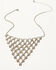 Image #1 - Shyanne Women's Champagne Chateau Bib Necklace, Silver, hi-res