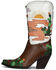 Image #2 - Jeffrey Campbell Women's Desierto Desertscape Inlay Western Boot - Snip Toe, Brown, hi-res