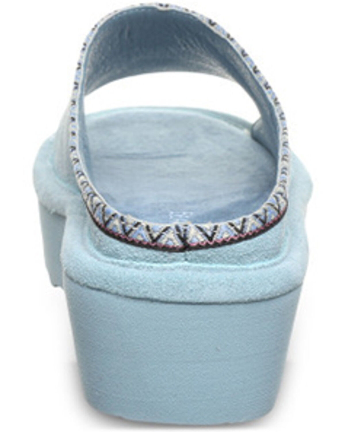 Image #5 - Bearpaw Women's Navigate Platform Sandals, Blue, hi-res