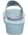 Image #5 - Bearpaw Women's Navigate Platform Sandals, Blue, hi-res
