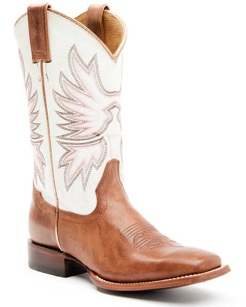 Shyanne Women's Cady Western Boots - Broad Square Toe, Brown, hi-res