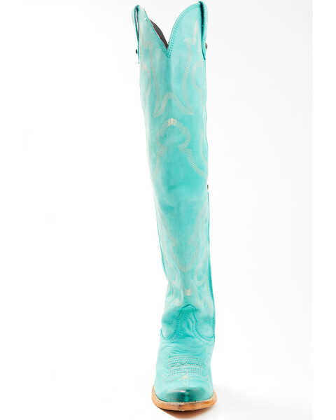 Image #4 - Liberty Black Women's Alyssa Tall Western Boots - Snip Toe, Turquoise, hi-res